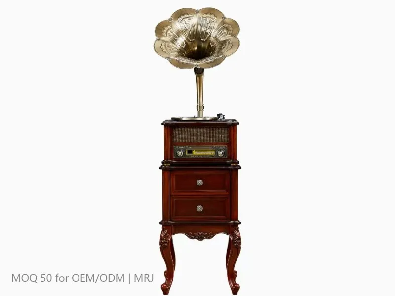Walnut Color Right Side View Wood Frame Hardware