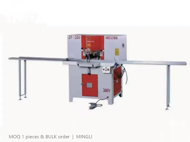 J Q01 Double Saw Cutting Machine Frame Making Machine