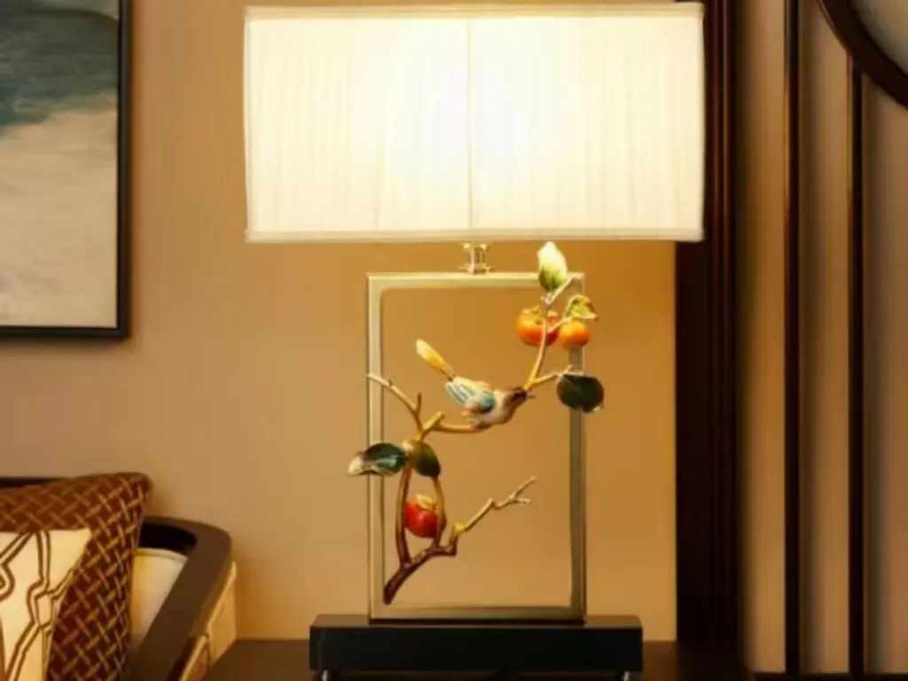 table lamp alloy enamel color marble