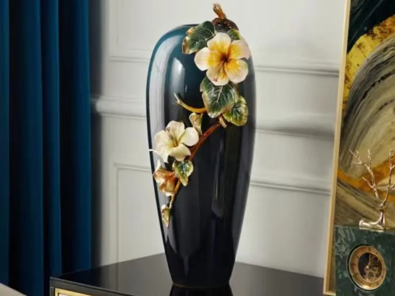 vase alloy enamel color ceramic