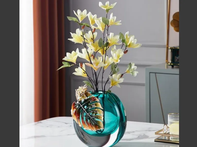  glass vase glass alloy enamel