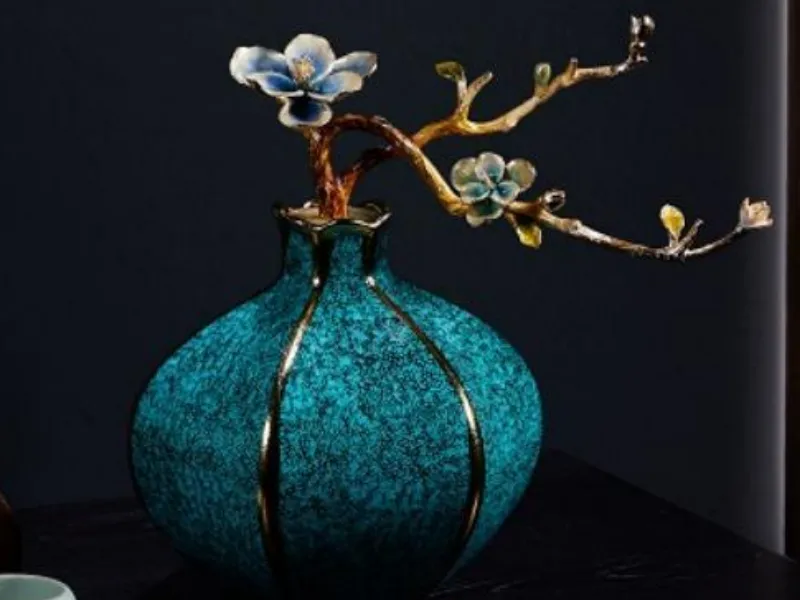 vase alloy enamel color ceramic