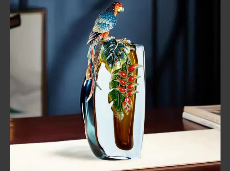 colored glaze vase alloy enamel